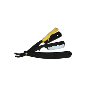 MORGANS INDUSTRIES - Maquinilla de Afeitar Recta de Acero Inoxidable de Una Sola Hoja para Afeitado Manual de Cara, Cuerpo y Bikini para Hombres, Uso en Barberías y al Aire Libre - Product Image 4