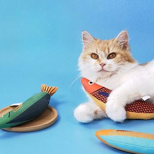 Mayorista Interactivo <span class=keywords><strong>Catnip</strong></span> Arrugado Sonido Felpa Colorida Suave Juguetes Saury <span class=keywords><strong>Fish</strong></span> Squeak Pet Toys para Gato Gatito - Product Image 6