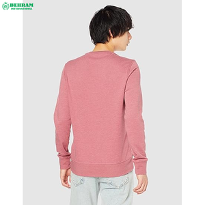 เสื้อสเวตเชิ้ตคอกลมผู้ชายคุณภาพสูง สีพื้น ทรงปกติ ผ้าถัก ใส่สบายๆ สำหรับฤดูใบไม้ร่วง แขนยาว - Product Image 3