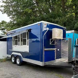 2025 nouveau camion de nourriture Mobile/chariot cuisine remorque de cuisson pour crème glacée fruits maïs blé barre utilisé condition - Product Image 2