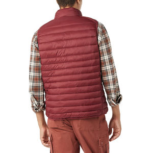 Fabriqué en usine sur mesure hiver léger coupe décontractée gilet Streetwear extérieur résistant à l'eau fermeture éclair sans manches bouffante veste de pluie - Product Image 6