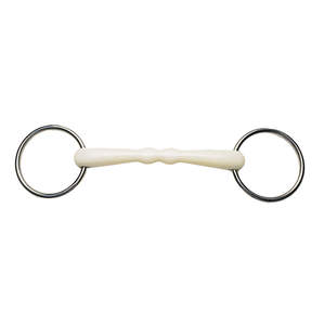 Mèches de sécurité équestre en acier inoxydable de la meilleure qualité Logo personnalisé Flexi Loose Ring Mullen Mouth Snaffle Bit Wholesale Horse - Product Image 3