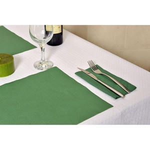 Nappe de table en papier professionnelle jaune 30x40cm 40gsm, 1000 pièces, B2B - Product Image 1