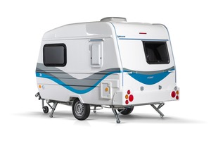 รถบ้านเคลื่อนที่ขนาดเล็กสำหรับครอบครัว รถพ่วงแคมป์ปิ้ง รถมอเตอร์โฮม คาราวาน สำหรับการตั้งแคมป์นอกถนน ขาย - Product Image 5