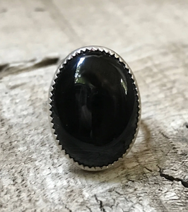 925 Sterling Silver Black Onyx <b>Ring</b> Handmade Natural Gemstone <b>Crystal</b> Women's Jewelry Custom Size for Anniversary Party Oval Cut - Product Image 1