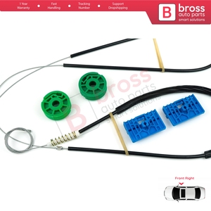 BWR324 Window Regulator Repair Kit Front Right <b>Door</b> for A6 C5 4B 1997-2005 Allroad 4BH 4/5 <b>Door</b> 4B0837462 - Product Image 4