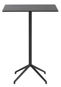 White and Black Marble Top Square Industrial Restaurant <b>Bistro</b> Bar Table Furniture for Hotel and Home Bar Use Metal Iron Frame - Product Image 2