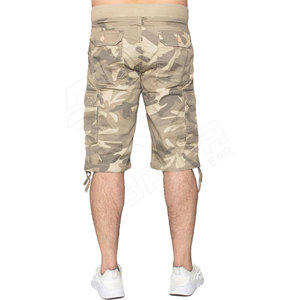 Shorts cargo décontractés pour hommes de meilleure qualité avec poche latérale coupe ample 100% coton motif solide méthode de tissage non tissé - Product Image 2
