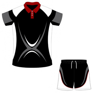 Vêtements de sport 100% Polyester antibactérien 340g uniforme de rugby meilleure vente qualité supérieure personnalisé votre propre logo - Product Image 2