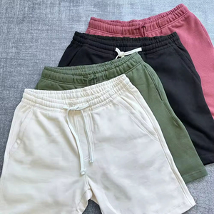 Shorts de plage pour garçons avec logo personnalisé 100% coton Shorts de plage décontractés à séchage rapide avec poches Shorts de plage pour hommes - Product Image 3