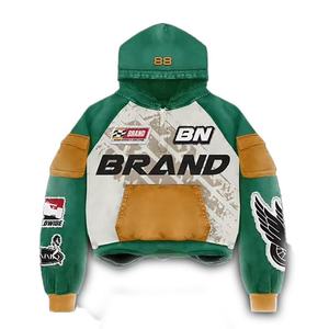 Survêtement surdimensionné à capuche avec pantalon de survêtement évasé de haute qualité Collection Hiver Costume avec nouveau logo de marque personnalisé - Product Image 3