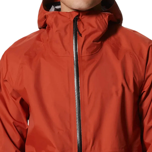 Chaqueta deportiva con capucha de otoño deportiva no tejida lavada con revestimiento Unisex para senderismo al aire libre, chaqueta impermeable para lluvia para hombres y mujeres - Product Image 3