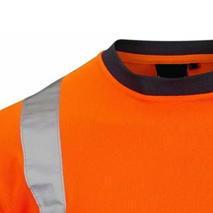 T-shirt de sécurité réfléchissant haute visibilité personnalisé votre logo T-shirt de sécurité à manches courtes de protection à vendre - Product Image 6