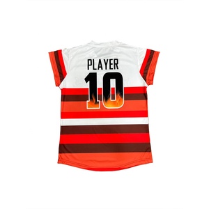 Personalizado nuevo diseño transpirable béisbol cuello en V Jersey al por mayor de alta calidad sublimación Softball señoras Jersey - Product Image 4