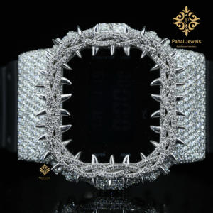 Montre Hip-Hop For Ice DW5600 entièrement sertie de moissanite couleur D, certifiée par un testeur de diamants, certificat GRA, vente en gros - Product Image 2