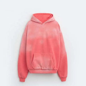 Sweat-shirt oversize streetwear 460 g/m², délavage acide, coupe classique, homme femme, pull décontracté, 100 % coton, mode d'hiver, confortable - Product Image 2