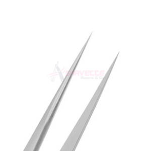 Pinzas para pestañas de acero inoxidable personalizadas de alta calidad para maquillaje, pinzas para cejas con embalaje - Product Image 4