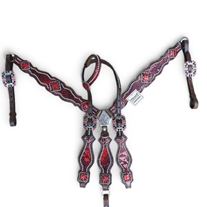 Fabricante y Exportador de Equipos Ecuestres Occidentales, Juego de Cabezada y Pechera para Caballo de Cuero Vacuno Argentino de Primera Calidad - Product Image 4