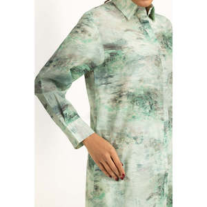 Conjunto de Dos Piezas para Mujer con Hilo Lurex Estampado, Colección IUSTTS-1323 a la Moda - Product Image 1