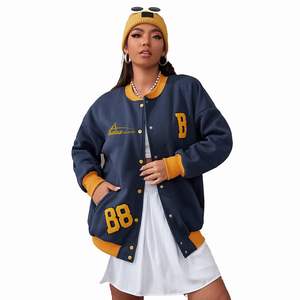 Vente en gros vestes pour femmes, vêtements décontractés vestes à lettres avec broderie Design Logo OEM Service - Product Image 3