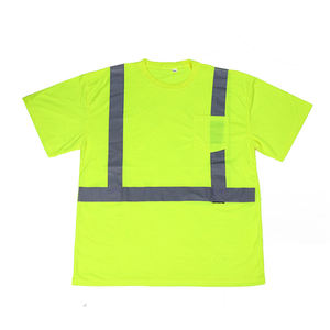 T-shirt de sécurité réfléchissant pour la construction, t-shirts classiques à haute visibilité, t-shirts de sécurité à séchage rapide - Product Image 3