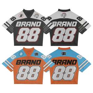 Chemise tissée à manches courtes en maille de haute qualité à séchage rapide Durable respirant écran de sublimation solide à haute affinité - Product Image 1