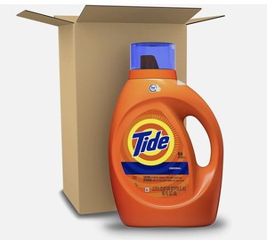 Tide <b>Laundry</b> <b>Detergent</b> Liquid, Original Scent, HE Turbo Clean, 64 Loads - Product Image 2