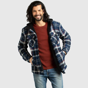 Chaqueta de Franela con Capucha para Hombre, Cuello Alto, Delgada, Cálida para Invierno, de Alta Calidad, con Logotipo Personalizado, Servicio OEM - Product Image 3