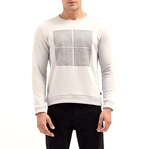 Sudadera de Hombre con Estampado Sublimado y Bordado 3D, 100% Algodón, Manga Larga, Cuello Redondo, Logotipo Personalizado, Últimos Diseños, Venta al Por Mayor, OEM - Product Image 1