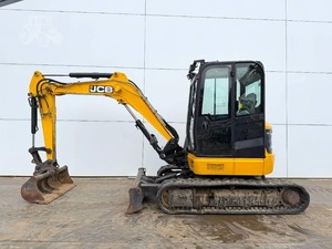 รถขุดขนาดเล็ก JCB มือสอง เครื่องยนต์ยันมาร์ น้ำหนักใช้งาน 12 ตัน เกียร์ Enerpac - Product Image 3