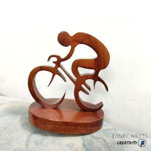 Exclusive Handmade Modern Design Wooden <b>Sculpture</b> Home Decorative Accents Featuring <b>Wood</b> Crafted with Love - Product Image 4