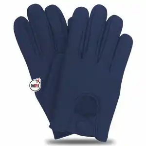Çok yüksek kalite toptan özel Mens premium kalite deri sürücü eldivenleri woth kendi tasarım