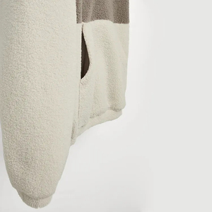 เสื้อสเวตเชิ้ตผู้ชายคุณภาพสูง 100% ผ้าฝ้าย ซิป ¼  สำหรับฤดูหนาว พร้อมโลโก้ปักแบบกำหนดเอง ทรงโอเวอร์ไซส์ ผ้าหนา - Product Image 6