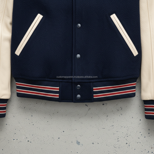 High Quality Letterman Varsity <b>Jackets</b> Wool Body Breathable Windproof Embroidery Summer Wear <b>Smart</b> and Stylish Mens <b>Jacket</b> - Product Image 3