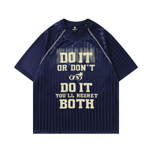 T-shirt de sport pour homme d'été, coupe ample, col en V surdimensionné, hip-hop, manches courtes, raglan, 100% coton, anti-froissement, respirant - Product Image 3