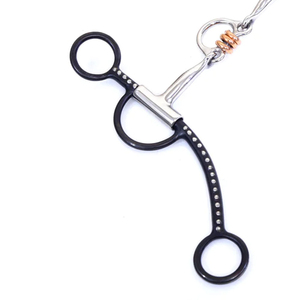Équipement en acier inoxydable de meilleure qualité bouche de cheval en gros Offre Spéciale à pointillés en argent occidental produits d'équitation mèches à pointillés - Product Image 6