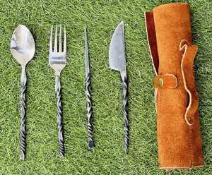 High Quality Metal Medieval Style Cutlery <b>Set</b> in Low Price For Restaurant Hotel Use - Product Image 3