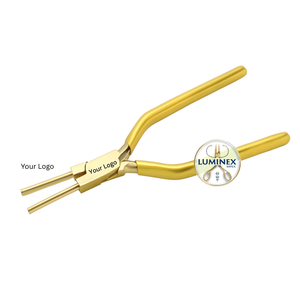 คีมทำห่วงลวดสำหรับงานเครื่องประดับ สแตนเลส สำหรับทำโลโก้ลูกค้า (สีทอง) - Product Image 1