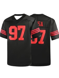 Jersey de Fútbol Americano y Rugby Unisex para Bebés y Niños Pequeños, Uniforme de Entrenamiento Transpirable de Secado Rápido, Ropa Deportiva Personalizada para Equipos Erni Sports - Product Image 3