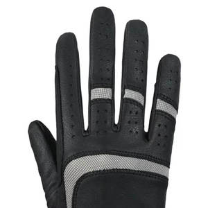 Men's Genuine Leather Riding Gloves Solid Color Regular Fit <b>Equestrian</b> Safety Gear - Product Image 4