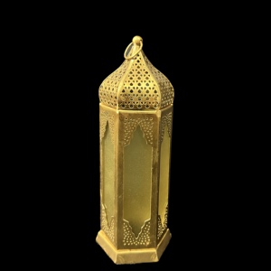Hanging Handmade Customizable <b>Moroccan</b> Metal Gold Tea Light <b>Lanterns</b> Vintage Centerpiece Wedding Party Home Decoration 1 Color - Product Image 3