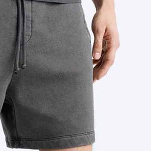 Short pour homme de haute qualité, respirant, décontracté, taille moyenne, fermeture par cordon de serrage, short de couleur unie pour homme, - Product Image 3