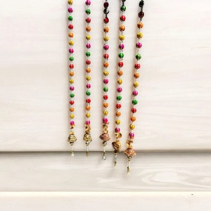 Coloré pompon chaîne guirlande nuit fête décoration tentures murales Diwali Rakshabandhan Ganpati événement nouveau décor de bureau à domicile - Product Image 4