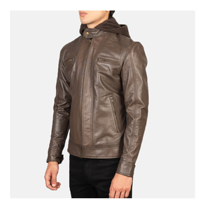 Veste en cuir pour homme de haute qualité 2023, nouveau design, coupe ajustée, respirante, écologique, vêtements d'hiver tendance, sur mesure - Product Image 1