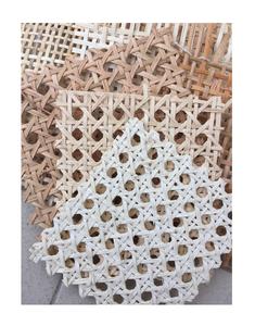 Cinta de caña de ratán de malla abierta, rollo de ratán de plástico, cinta natural para decoración de muebles, cinta de ratán de color - Product Image 5