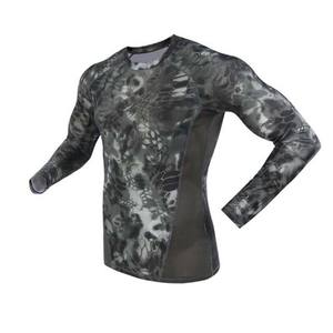Camisas tácticas de manga larga para hombre impermeables de camuflaje de alta calidad personalizadas, ropa deportiva de poliéster 100%, ropa de pesca - Product Image 3