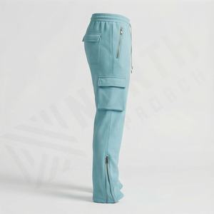 High Quality Custom Heavyweight <b>Trouser</b> For Men 100% Cotton Acid Wash Heavy Weight Men Pants And <b>Trouser</b> Low MOQ <b>Vintage</b> Bottoms - Product Image 3