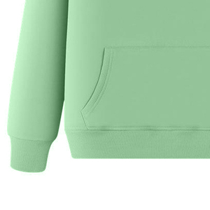 Sudadera con capucha OEM al por mayor para hombre, talla grande, con cremallera completa, logotipo personalizado, para hombre y mujer, de algodón/poliéster, forro polar, ecológica - Product Image 5