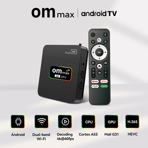 أوم ماكس اندرويد 9 تي في بوكس S905L3 1 جيجابايت 8 جيجابايت رباعي النواة 4K UHD جهاز بث ذكي مجموعة توب بوكس مزدوج واي فاي BT5.0 جهاز تحكم عن بعد - Product Image 2