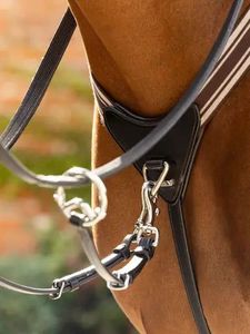 Plastron et martingale en cuir écologique naturel de qualité supérieure 100% produits pour chevaux en gros de haute qualité - Product Image 3